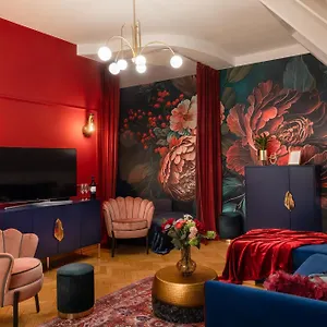 Decadent Art Deco Balcony In Old Town Apartment
